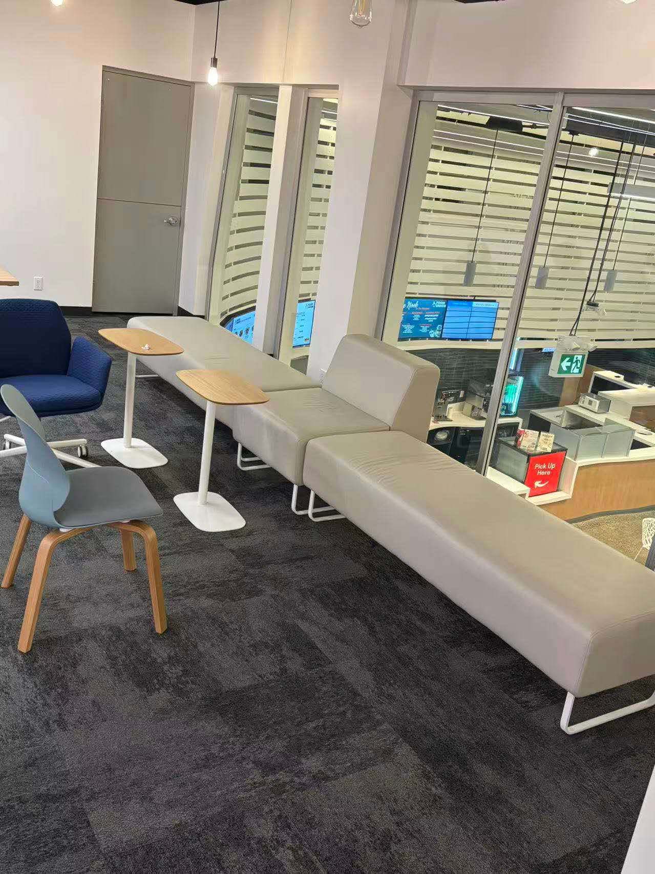 This is the photo of the interior view from the second floor of SSU building.