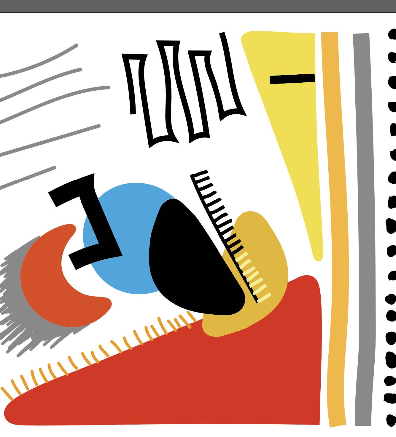 Data selfie visualization #1 in Illustrator