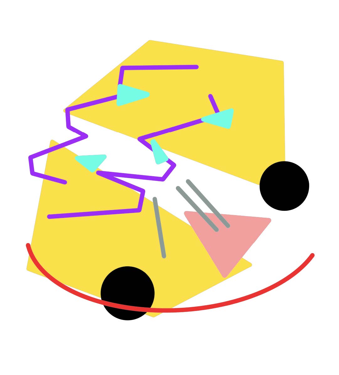 Data selfie visualization #5 in 2D Mirror activity