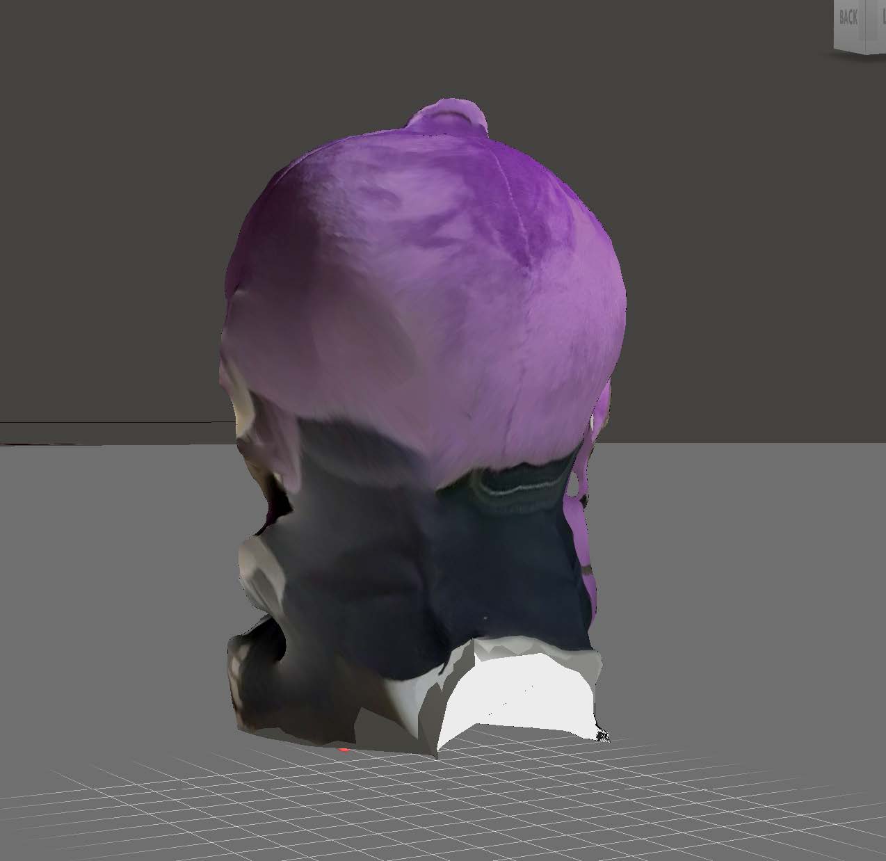 This is the screenshot of cotton doll #2 in MeshMixer