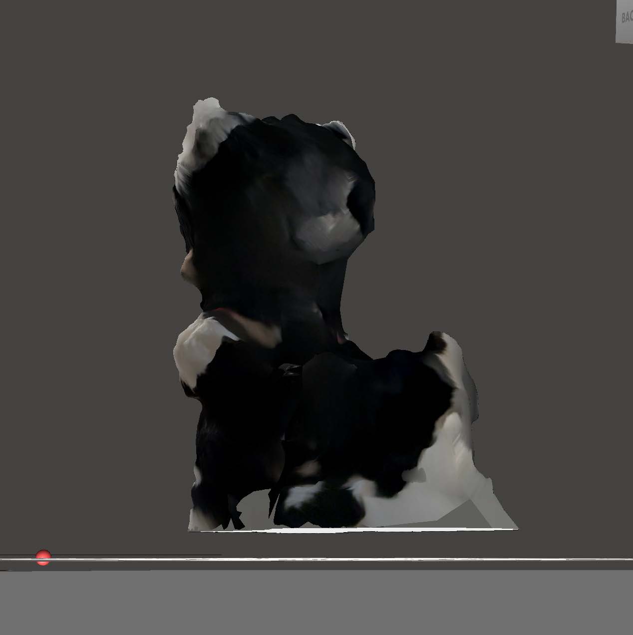 This is the screenshot of cotton doll #3 in MeshMixer