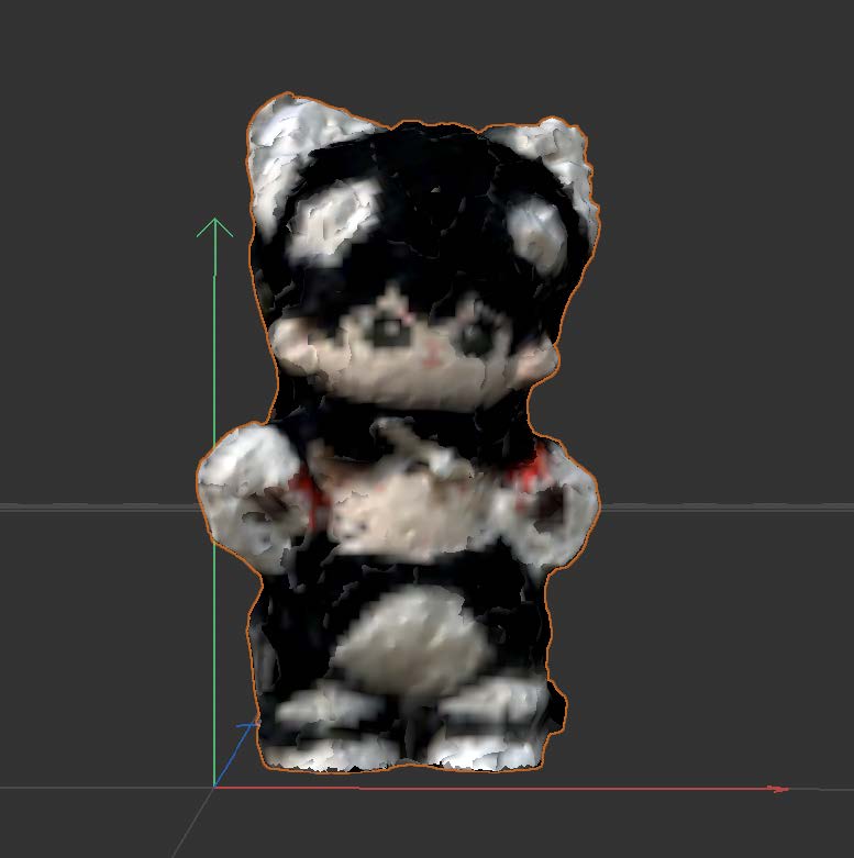 This is the screenshot of cotton doll #3 in Cinema 4D