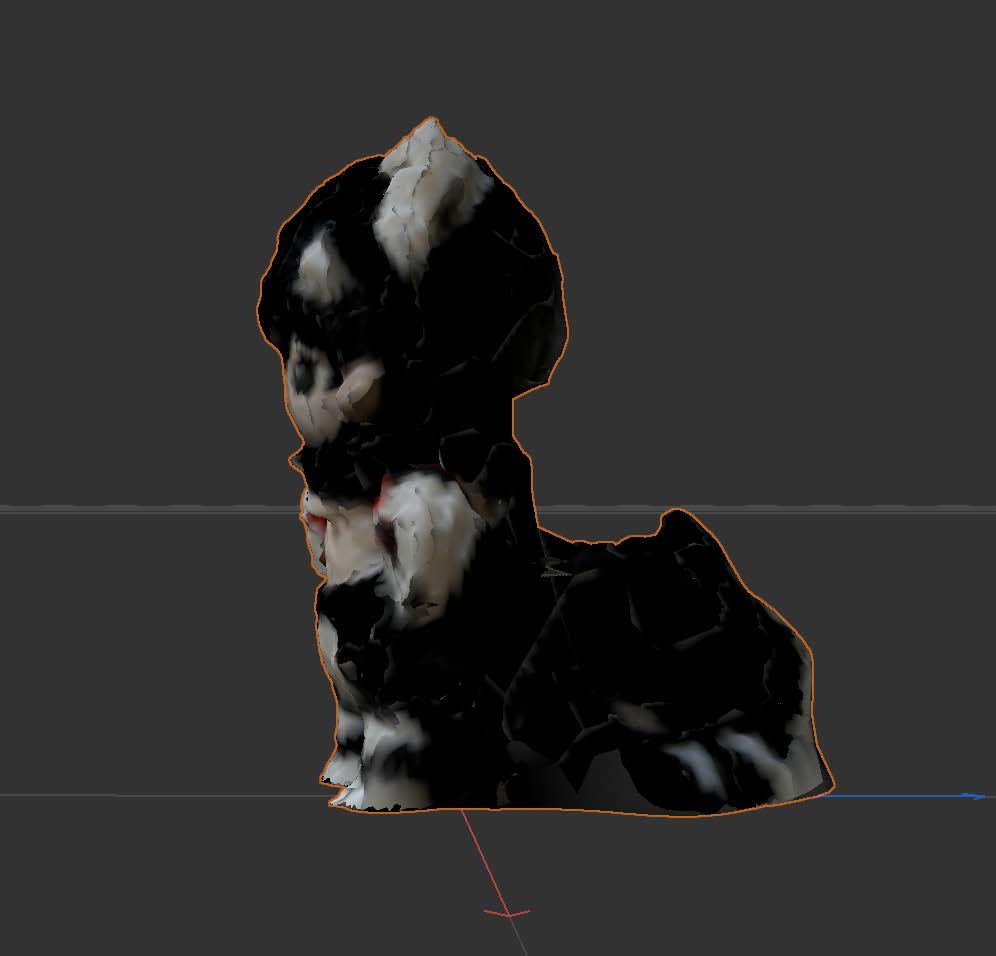 This is the screenshot of cotton doll #3 in Cinema 4D