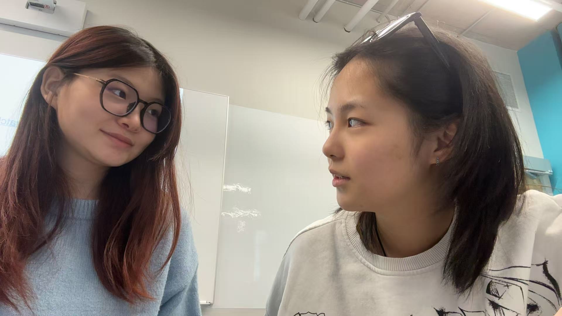 My friends and I always chat a lot about our daily lives or our assignments, which helps us to know each other better.